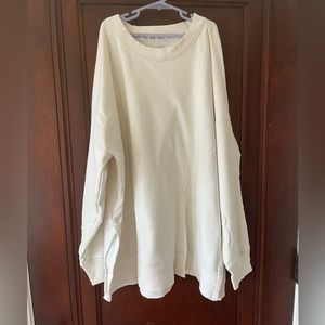 aerie white sweatshirt